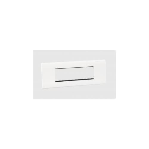 Legrand Myrius 6M White Plate With Frame, 6732 66